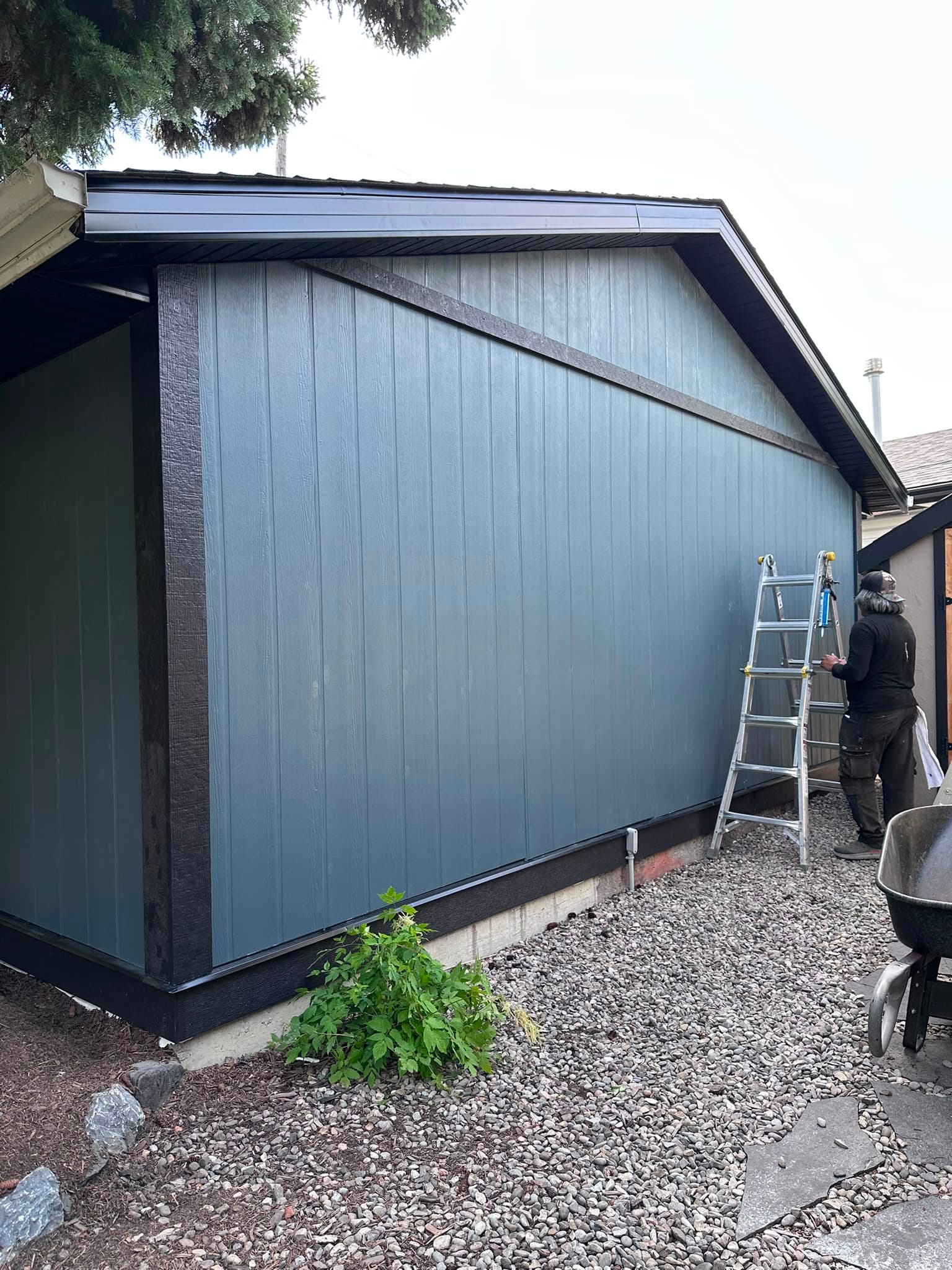 Detached Garage Exterior Siding Upgrade